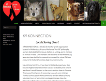 Tablet Screenshot of k9konnection.org